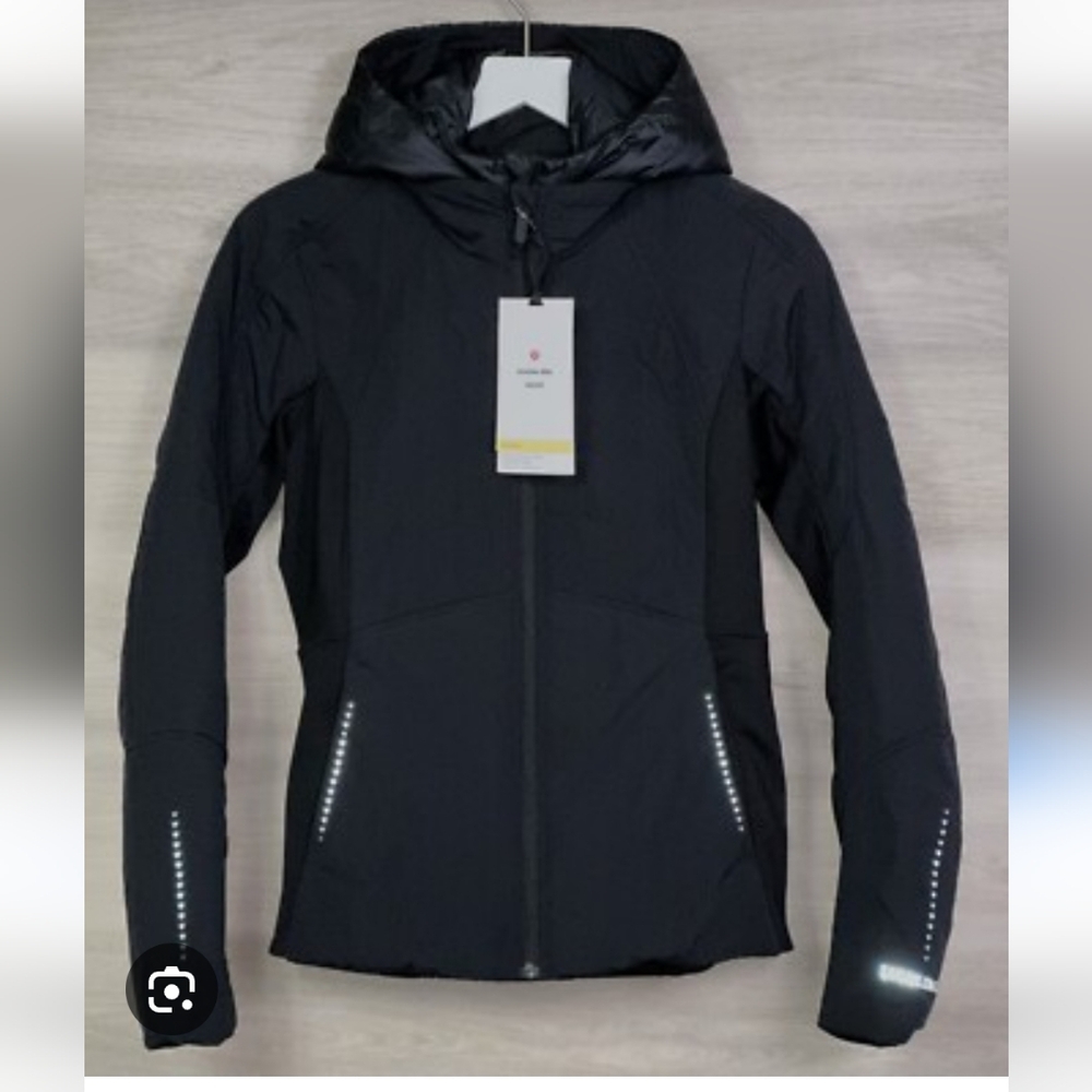 Lululemon Another Mile water resistant Jacket/Coat Size 6 Black
